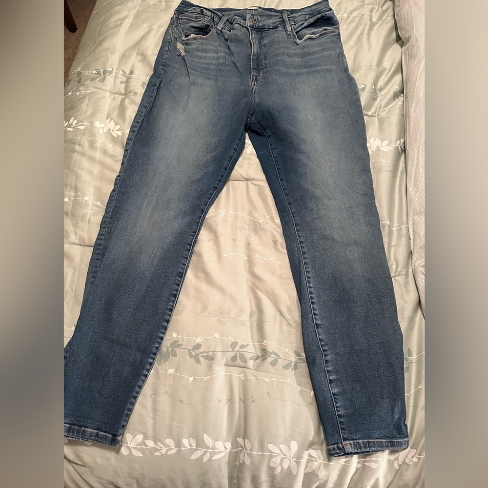 Good American Good Waist Skinny Jeans